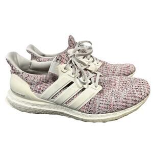 Adidas Ultraboost 4.0 Women's Size 11 Running Shoes Pink White EUC